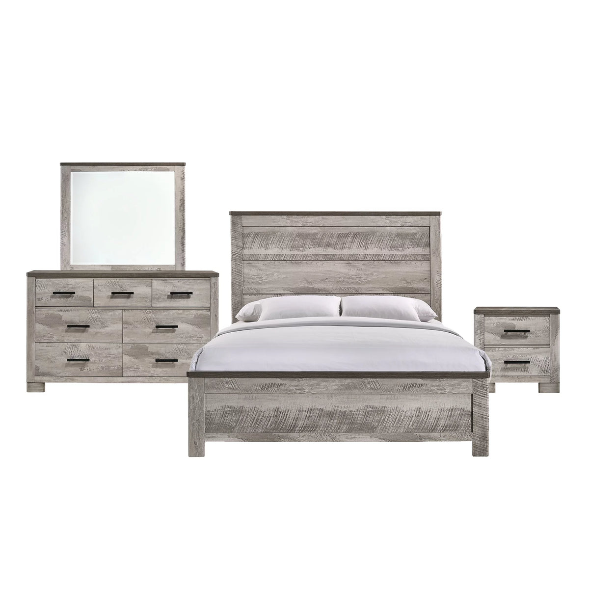 Queen Panel 4PC Bedroom Set I16872