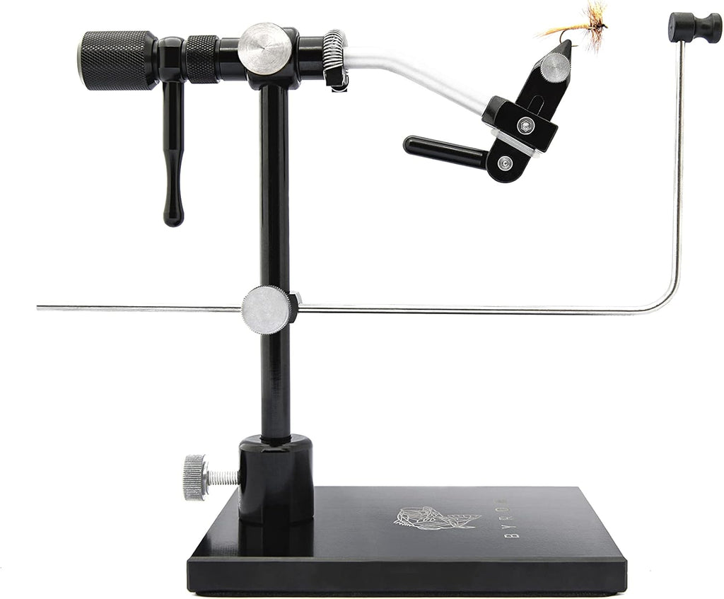 Rotary Fly Tying Vise with Steel Screws and Travel Case T3664