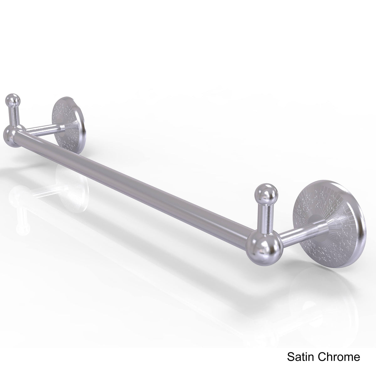 30 inch Antique Bronze Towel Bar with Integrated Hooks E7335
