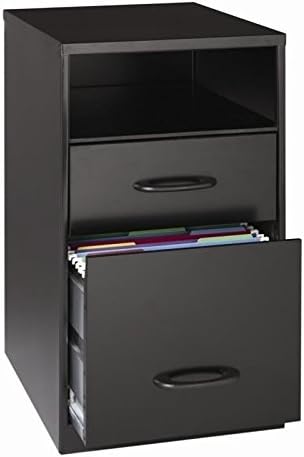 2 Drawer Black File Cabinet M975147