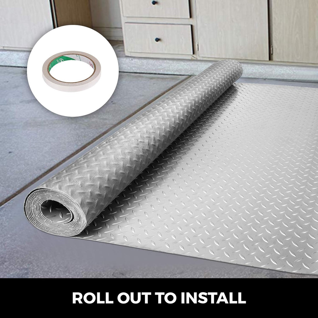 25.5 x 3.6 Ft 2.5mm PVC Garage Floor Mat H40206
