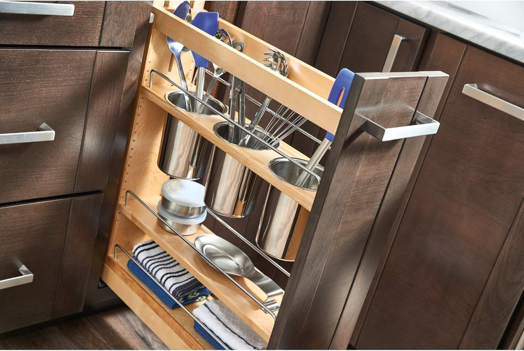 5-Inch Kitchen Utensil Pull Out Cabinet Organizer with Shelves V791356