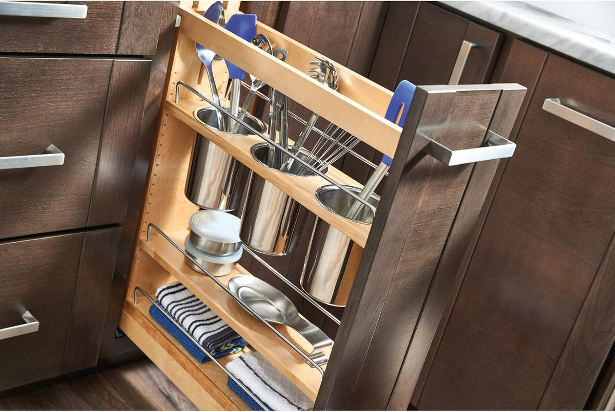 5-Inch Kitchen Utensil Pull Out Cabinet Organizer with Shelves V791356