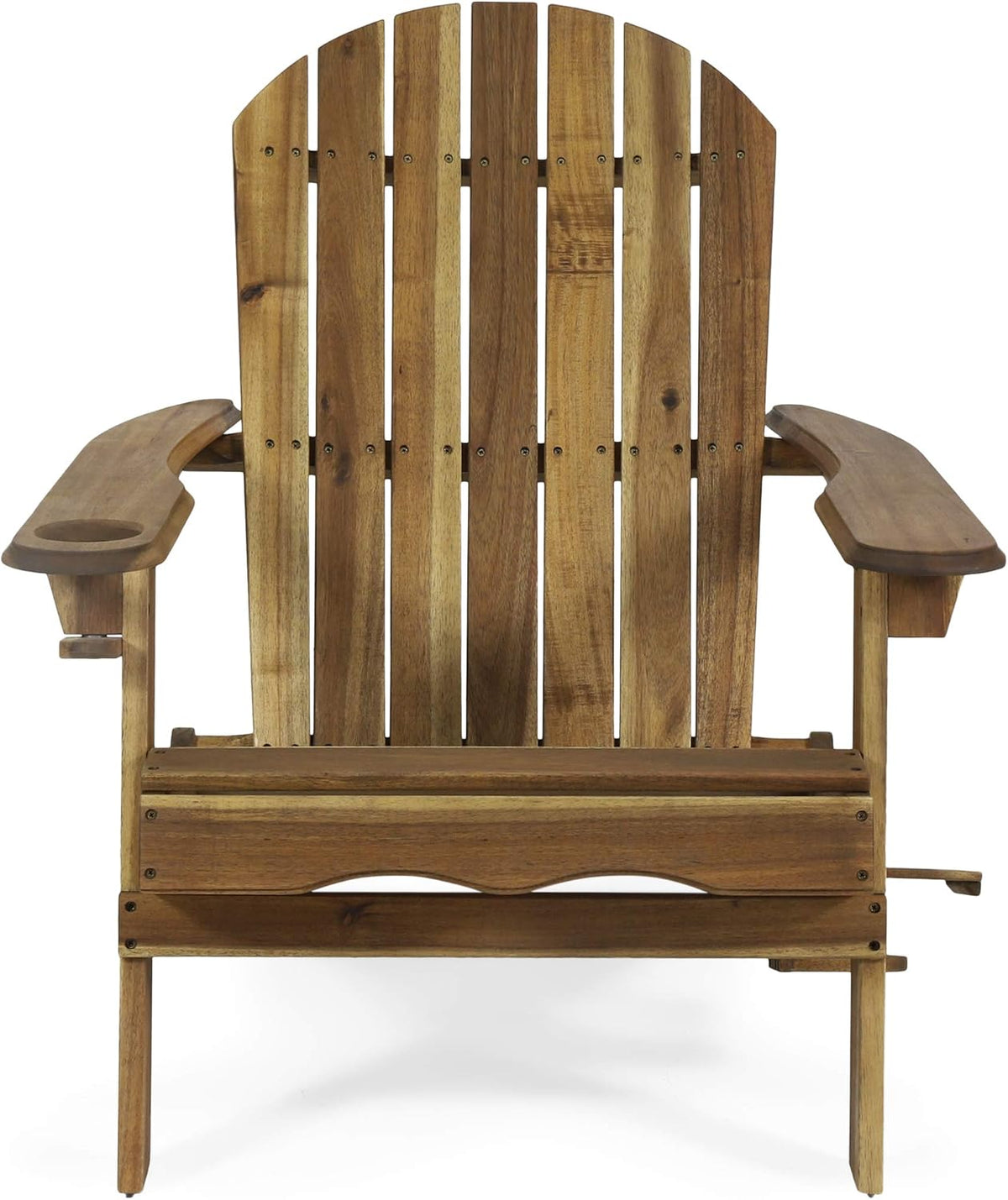 Gray Acacia Wood Folding Adirondack Chair T799