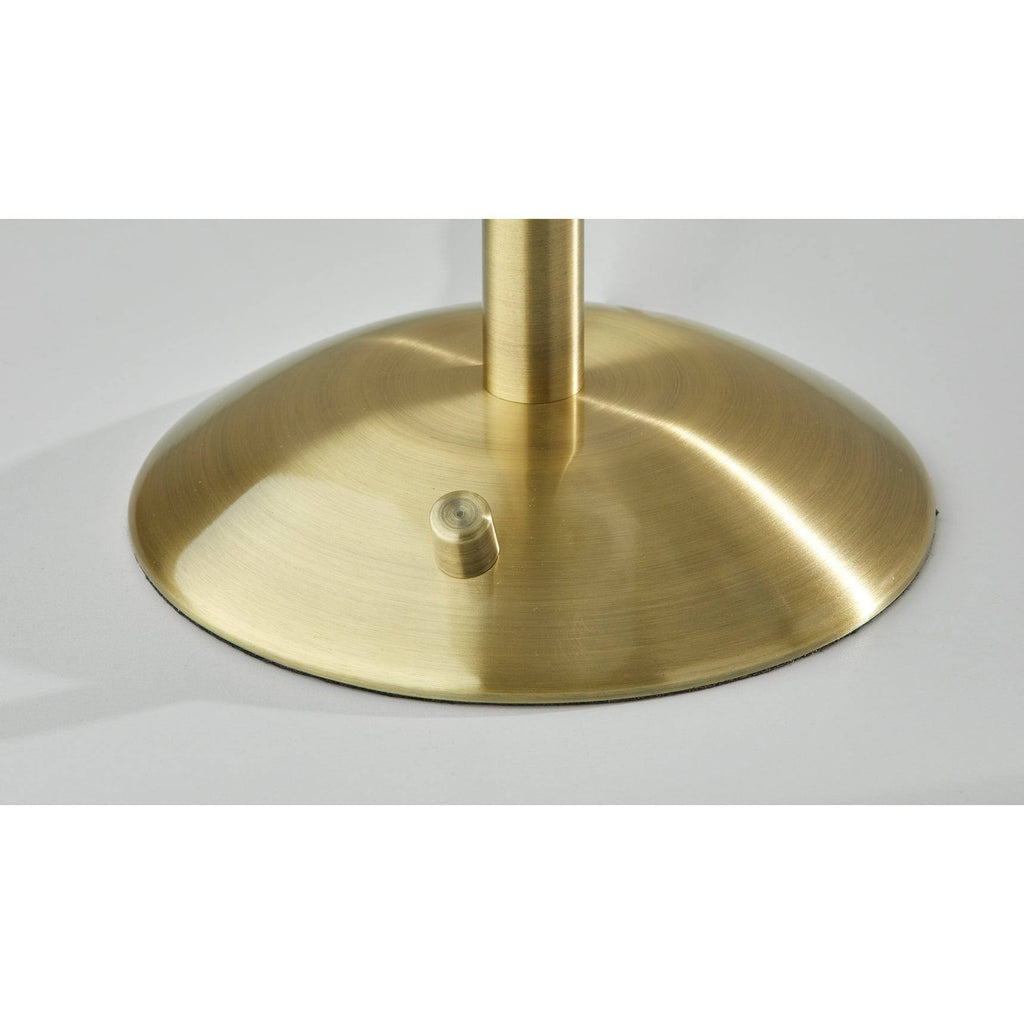 Milk White Brushed Steel Desk Lamp W24825
