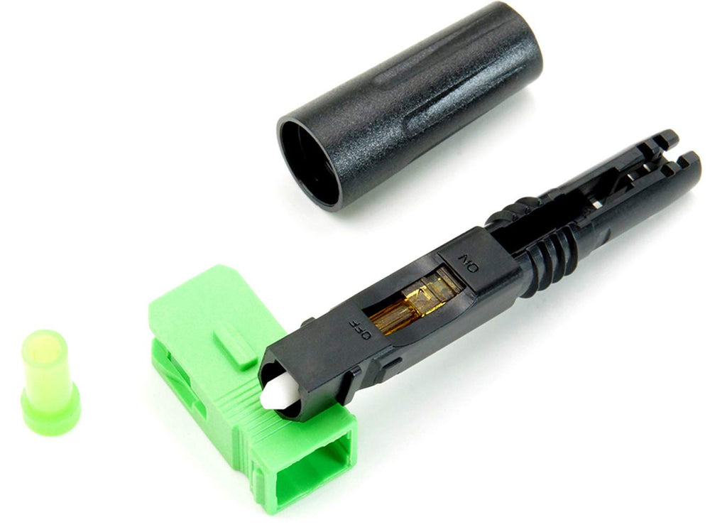 20pcs SC APC Fiber Optic Quick Connector Single Mode 9/125 N5290