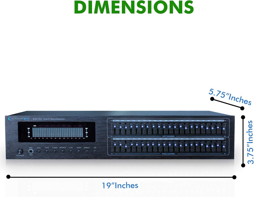 21 Band Stereo Equalizer R4684