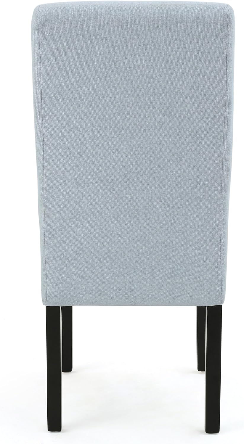 Light Sky Fabric Dining Chairs, 2-Pcs Set T987