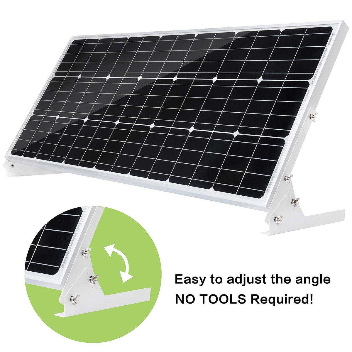 100W 12V Solar Panel Kit with 20A Charge Controller H190591
