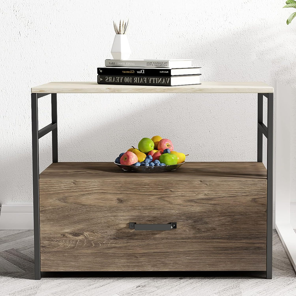2 Drawer Wooden File Cabinet C450655