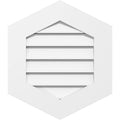 Vertical Peaked Surface Mount PVC Gable Vent O2489