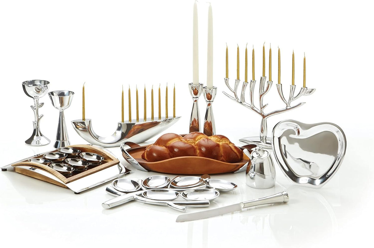 Wood and Alloy Seder Plate X608312