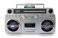 1980S-Style Boom Box CD Player, Cassette Player/Recorder, AM/FM, USB, Bluetooth Speaker Y6425