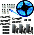 Ultra Bright Blue 39.5ft Dimmable Adhesive LED Strip I729