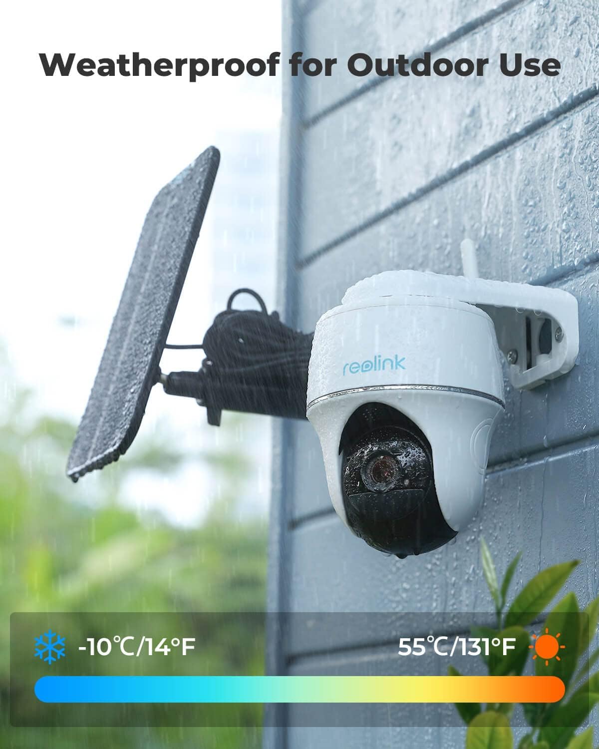 Solar Powered Wireless Security Camera with Pan Tilt J41217
