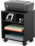 Black Adjustable Printer Stand Cart with Wheels R606232