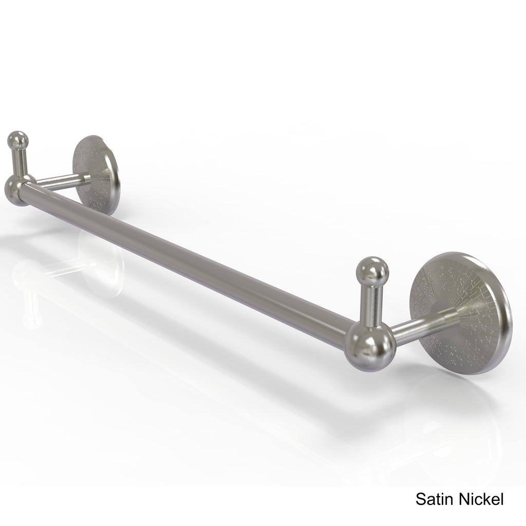 30 inch Antique Bronze Towel Bar with Integrated Hooks E7335
