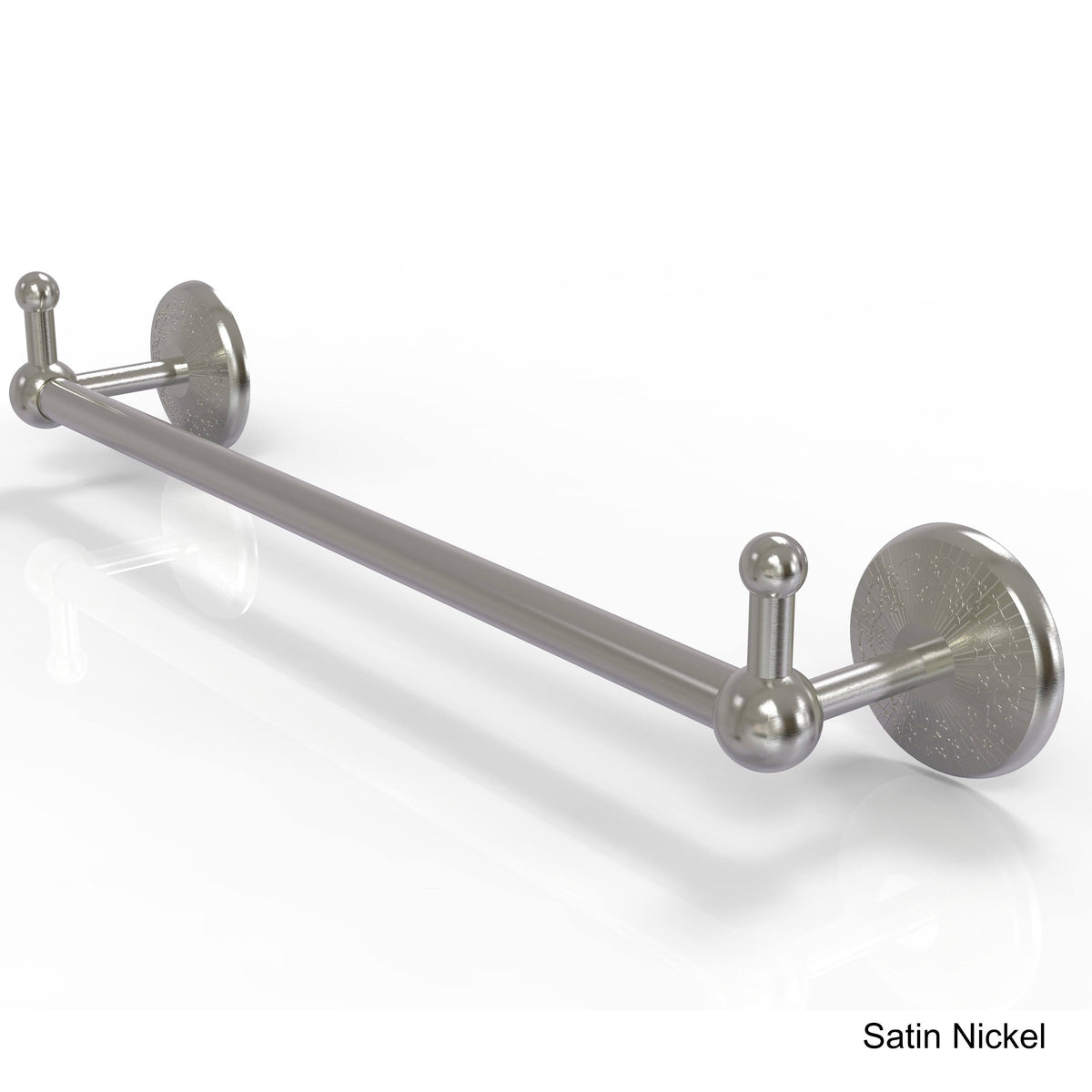 30 inch Antique Bronze Towel Bar with Integrated Hooks E7335