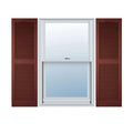 14 1/2 inch x 95 inch Vinyl Open Louver Shutters E49737