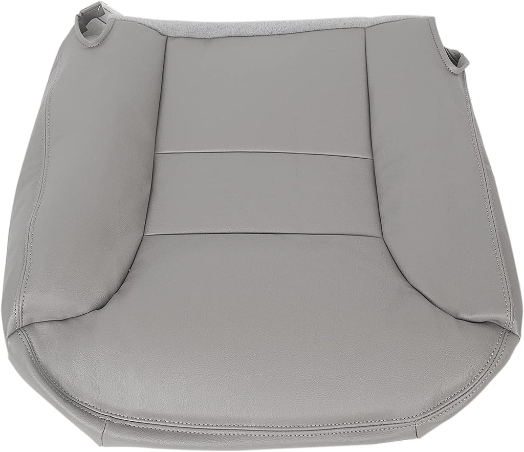 Gray Leather Front Driver Side Seat Cover Pack of 2 O4248