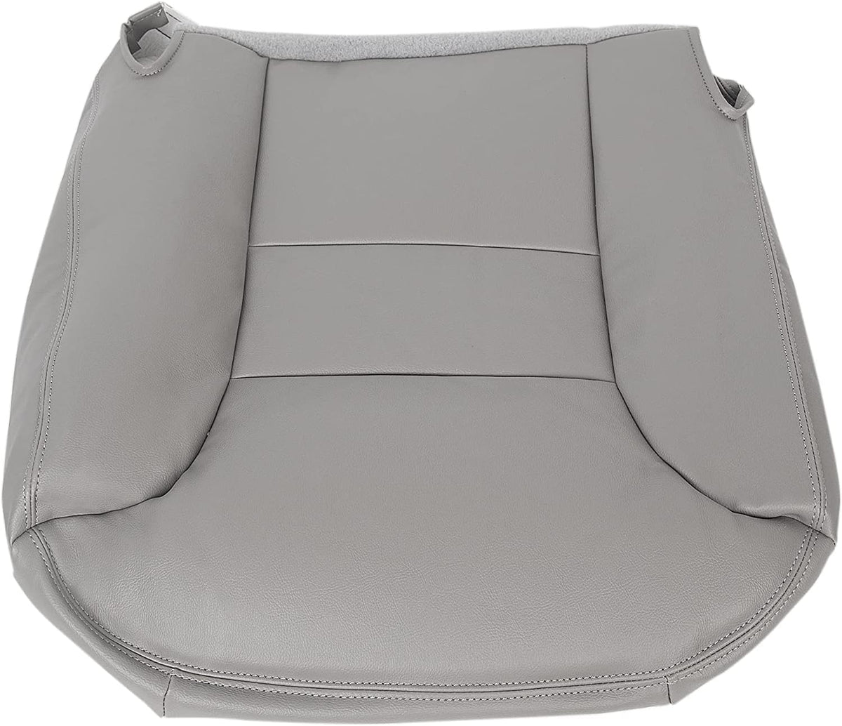 Gray Leather Front Driver Side Seat Cover Pack of 2 O4248