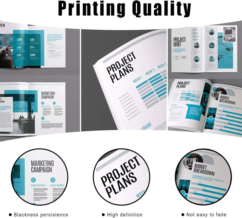 Black Compatible Toner Cartridge 6 Pack P727