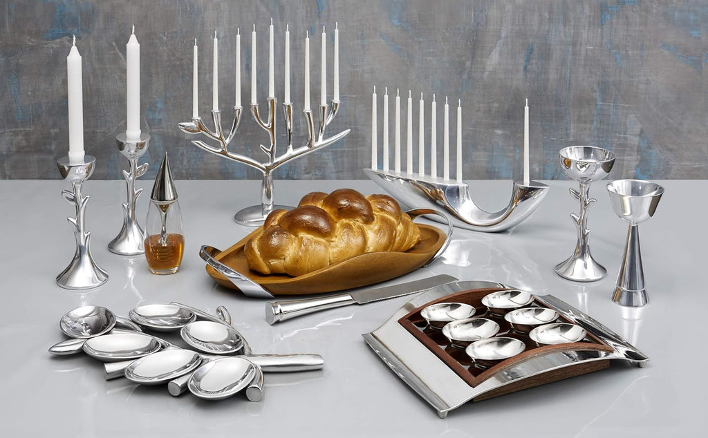 Wood and Alloy Seder Plate X608312