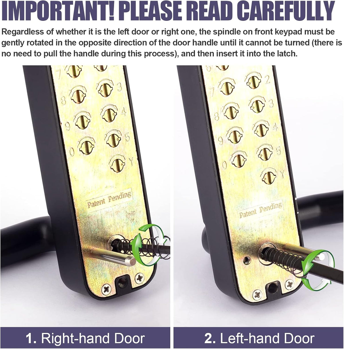 Keypad Deadbolt Door Lock F372