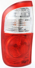 2000-2006 Toyota Tundra Rear Tail Light Driver Side Double Cab Clear Red Lens P669