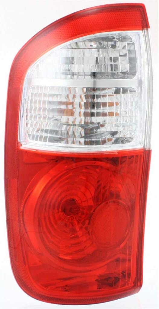 2000-2006 Toyota Tundra Rear Tail Light Driver Side Double Cab Clear Red Lens P669