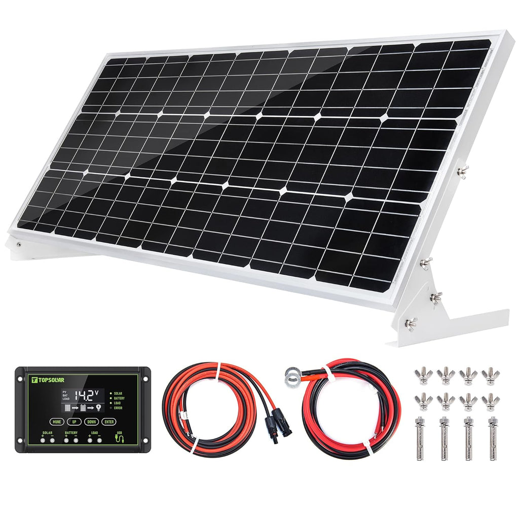 100W 12V Solar Panel Kit with 20A Charge Controller H190591