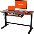 Adjustable Electric Standing Desk with Keyboard Tray L469562