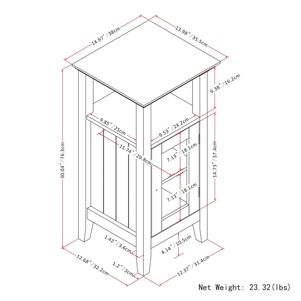 30 inch Floor Storage Bath Cabinet G806262