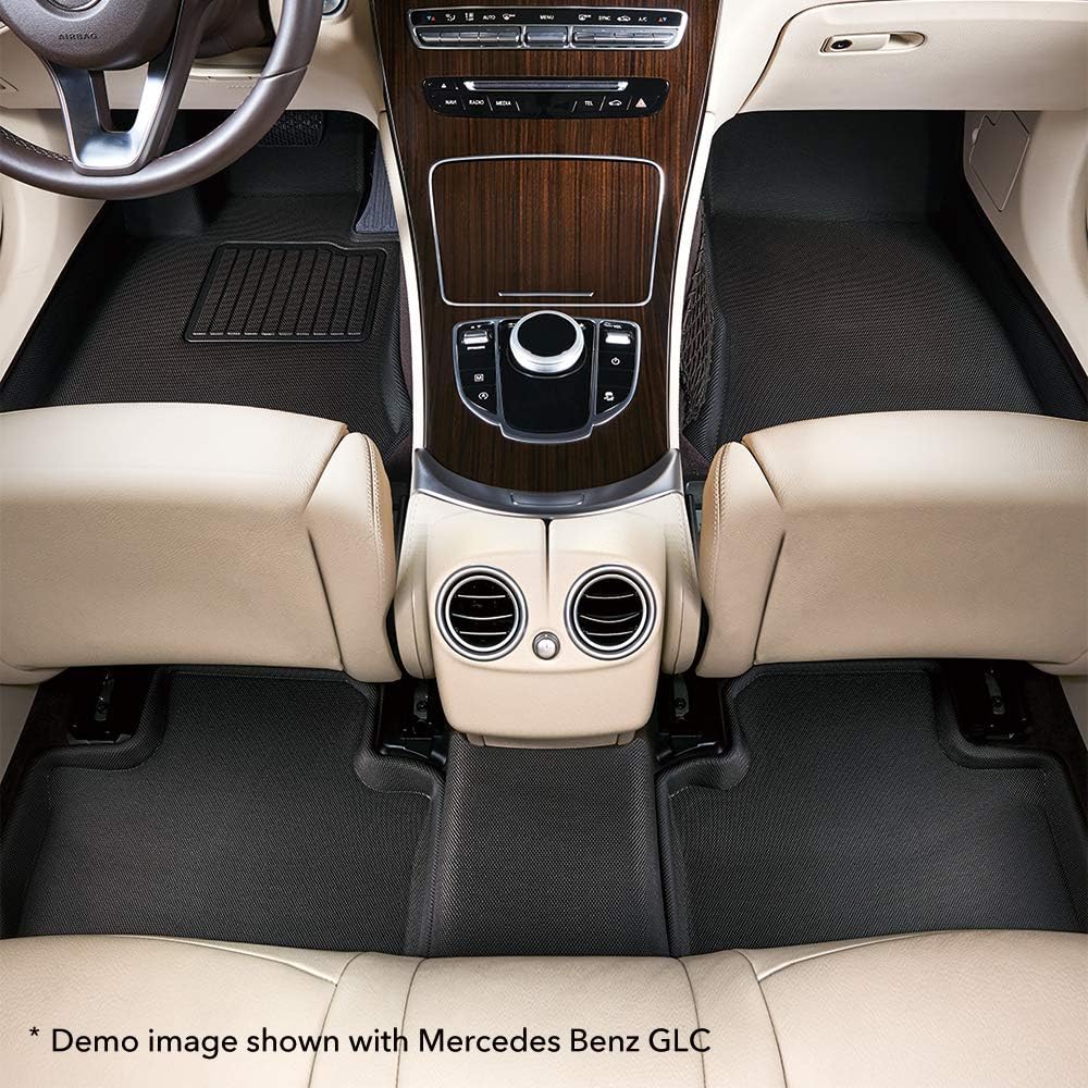 All-Weather Floor Mats 1st 2nd & 3rd Row Black G863
