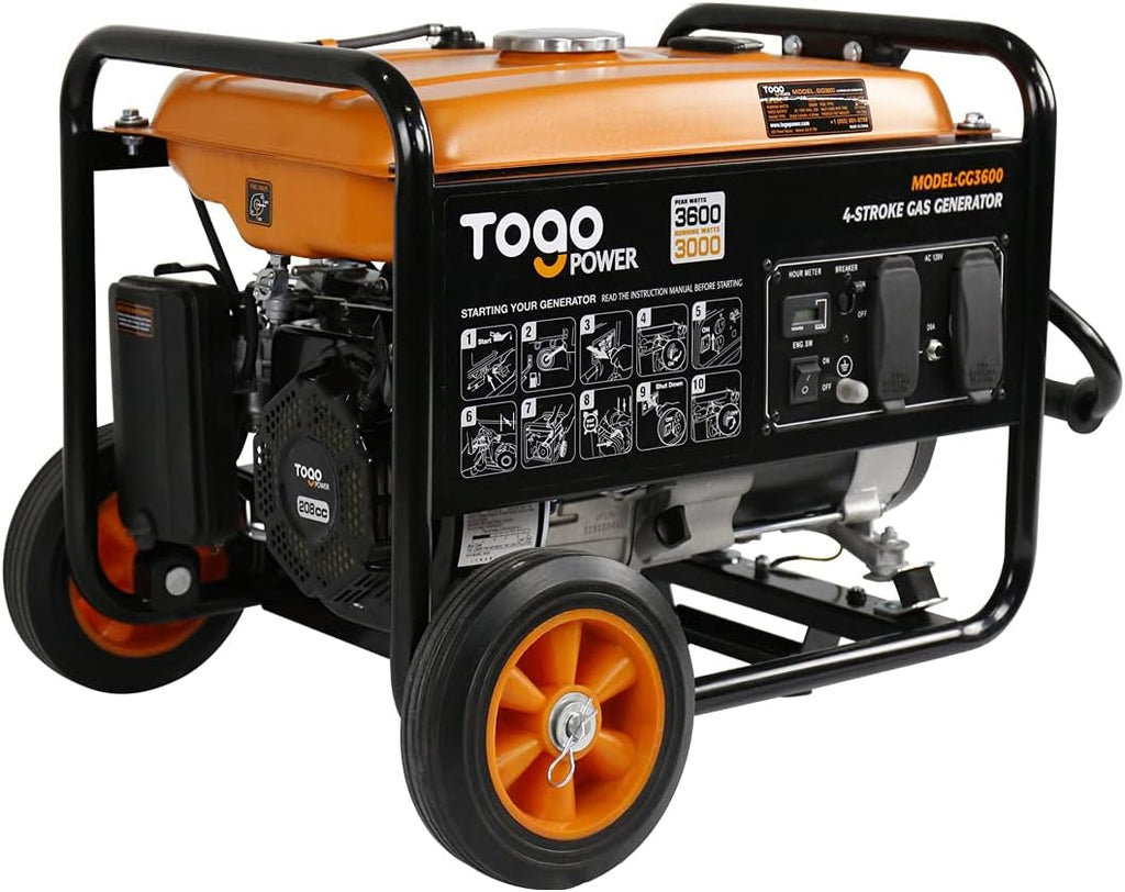 Portable 1000W Gasoline Powered Generator J228847