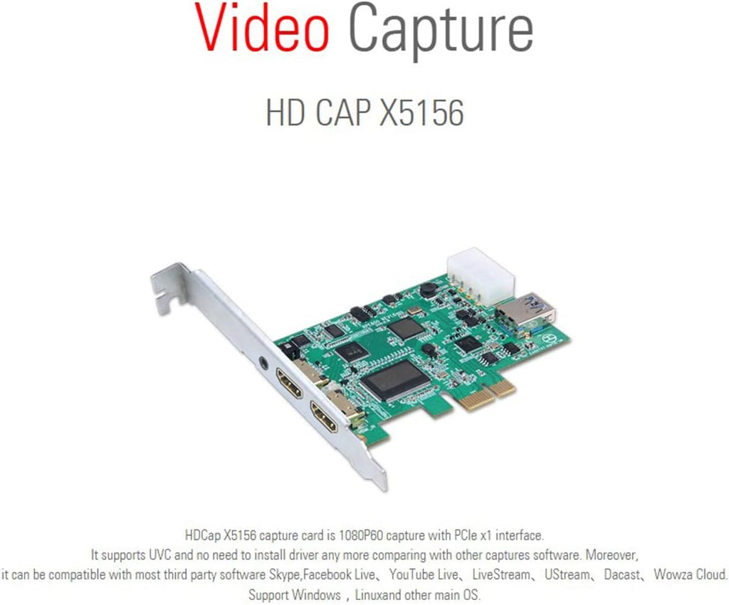 PCIe Express Video Capture Card Module HD 1080P 60fps HDMI Capture Card I524463