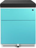 3-Drawer Metal Mobile File Cabinet with Lock S769266