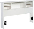 Wooden Full-Queen Bookcase Headboard Q25701