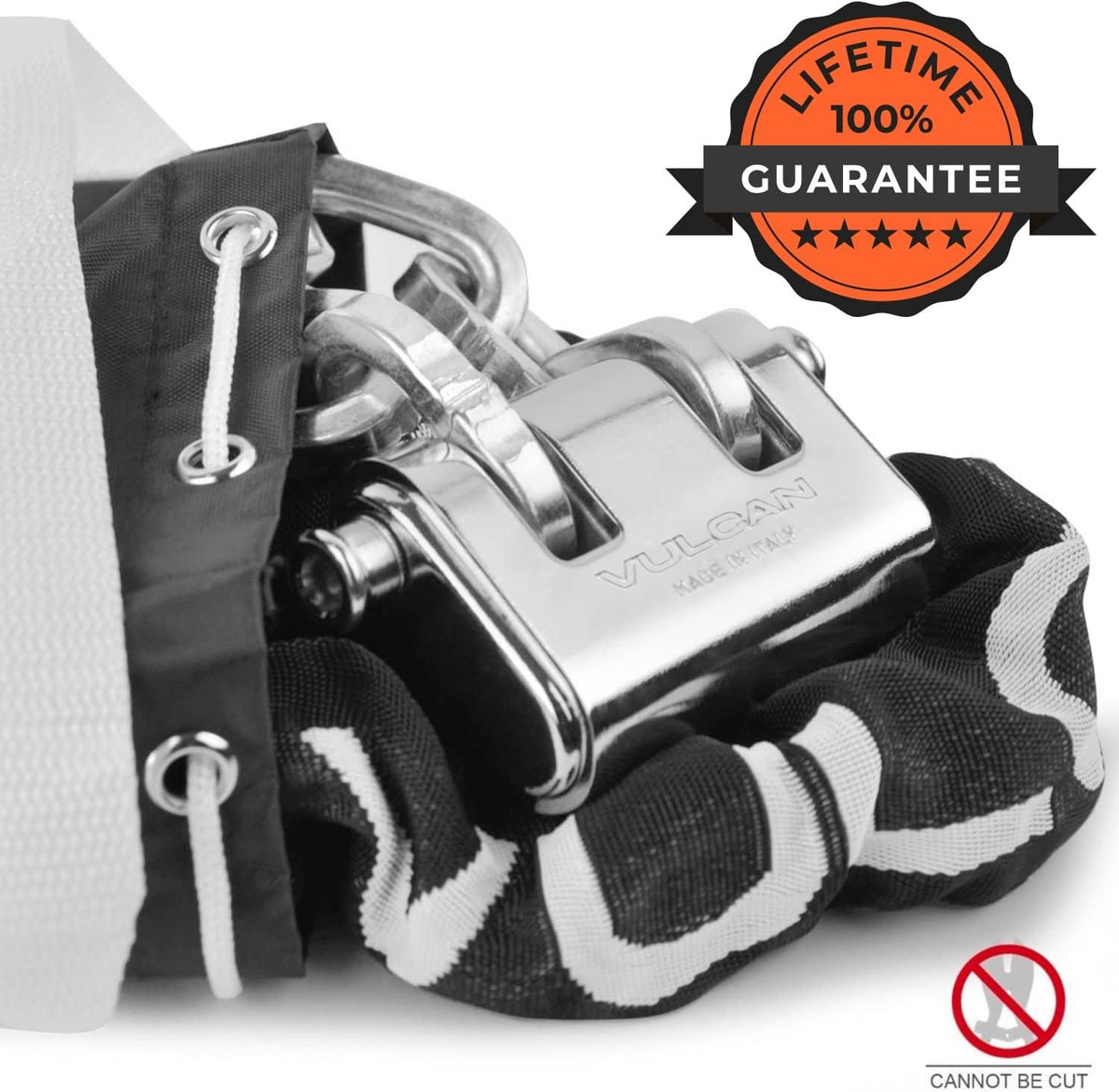 Security Chain and Lock Kit 5/16 Inch x 3 Foot X7194