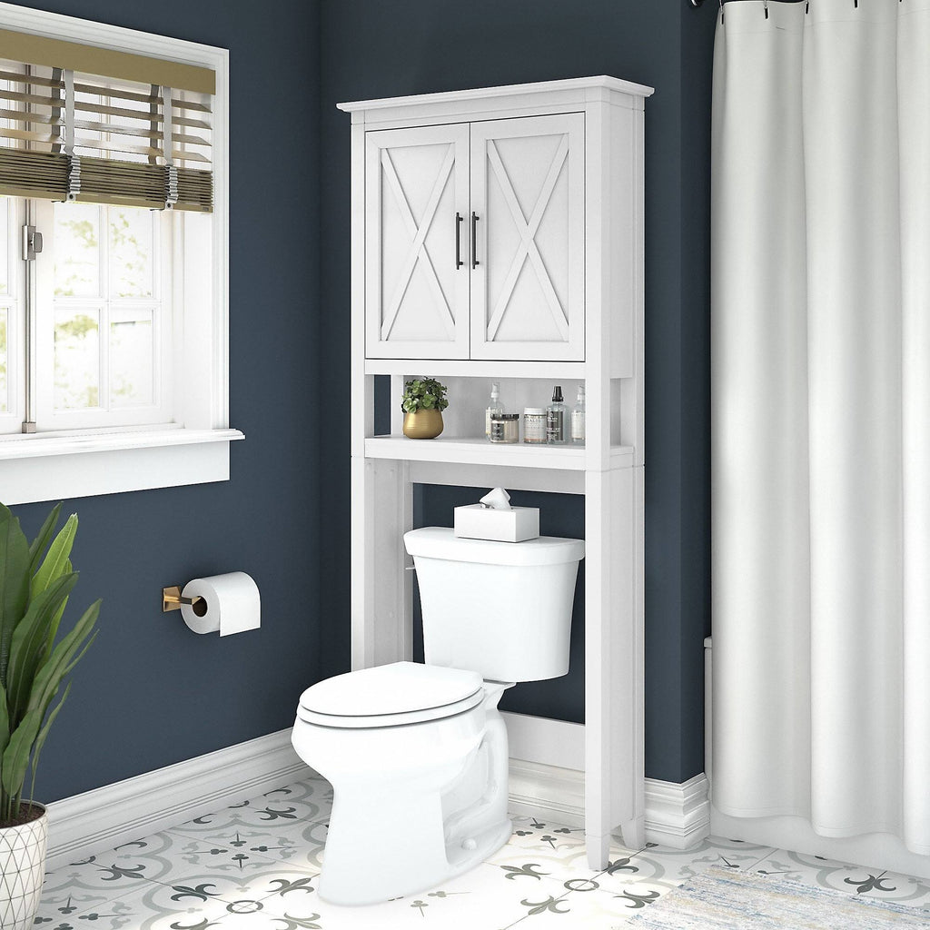 White Over The Toilet Storage Cabinet C867
