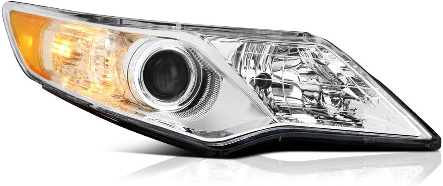 Chrome Housing Projector Headlight Assembly Driver & Passenger Side M33401