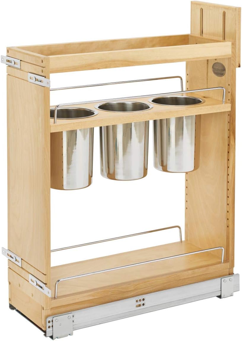 5-Inch Kitchen Utensil Pull Out Cabinet Organizer with Shelves V791356