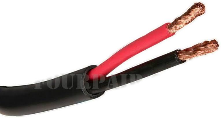 14 AWG In-Wall Outdoor Speaker Wire Cable Black 250ft Q253942
