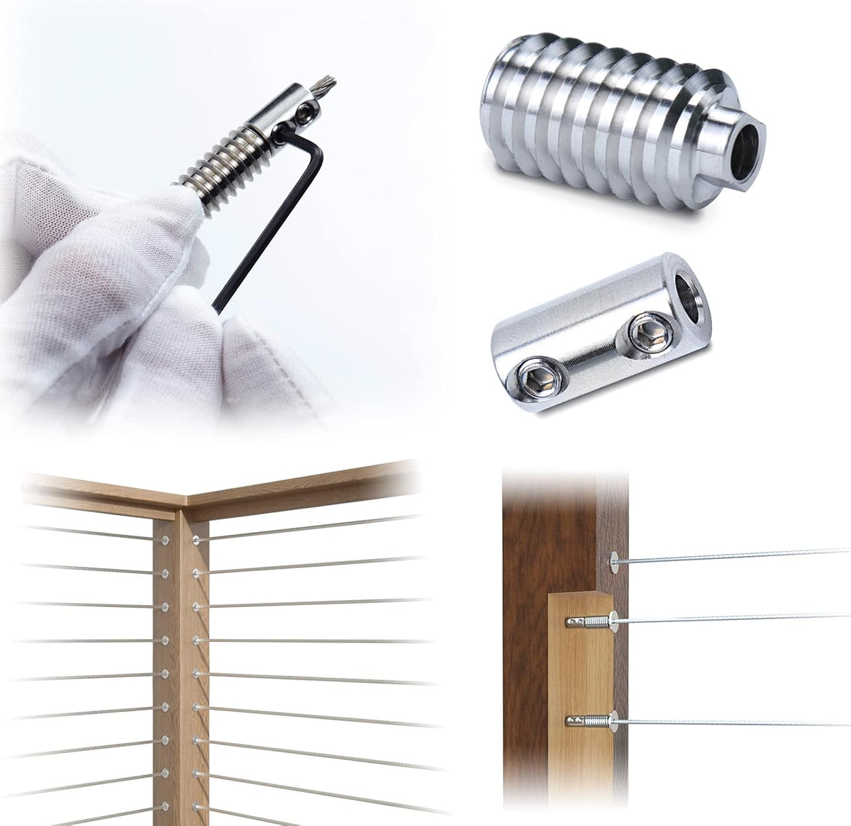 20 Pack 3/16 Cable Railing Kit T316 Stainless Steel A25096