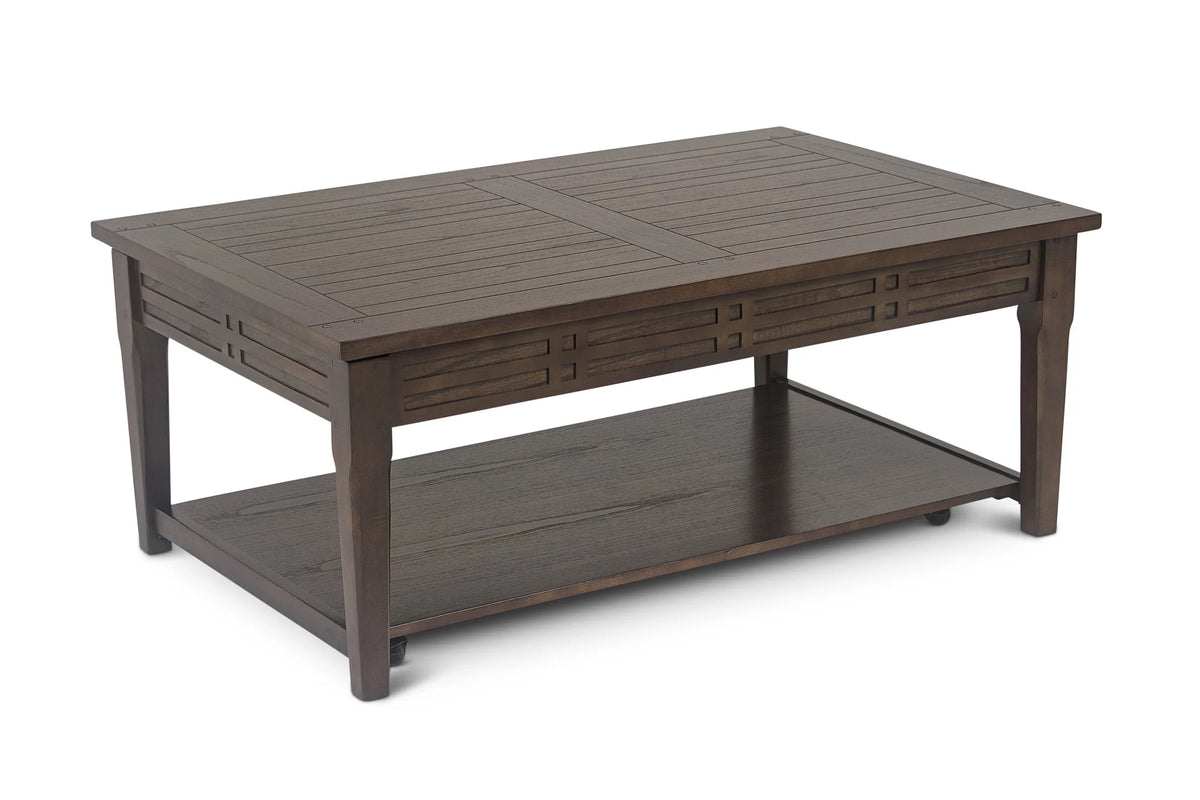 Rustic Wood Lift Top Coffee Table I2637