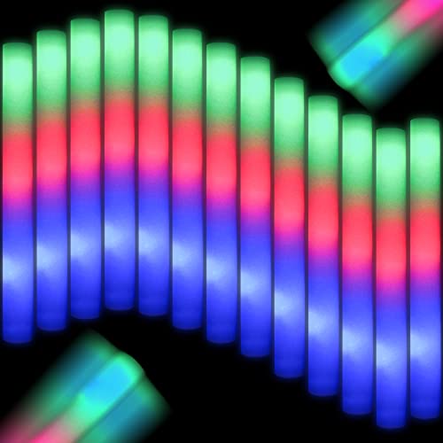 44 PCS Foam Glow Sticks with 3 Modes U249718