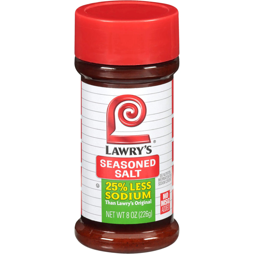 25% Less Sodium Seasoned Salt 8 Oz Pack Of 12 H763
