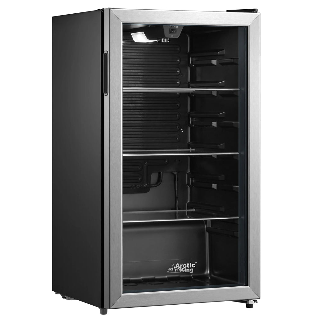 115-Can Beverage Fridge & Cooler Stainless Steel N95102
