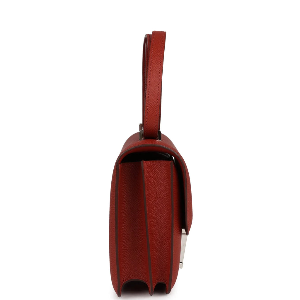 Rouge Venetian Epsom Leather Handbag E357325
