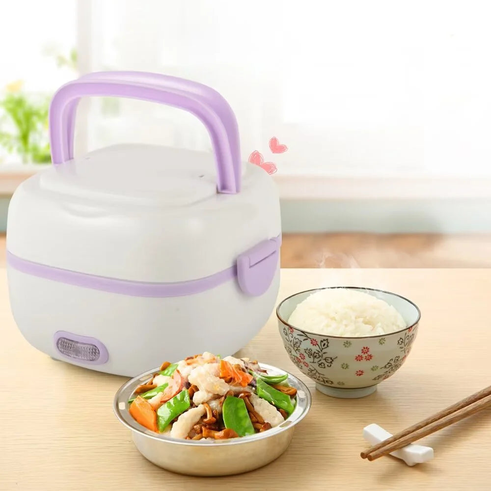 Portable Electric Lunch Box Food Heater 1L Stainless Steel X835